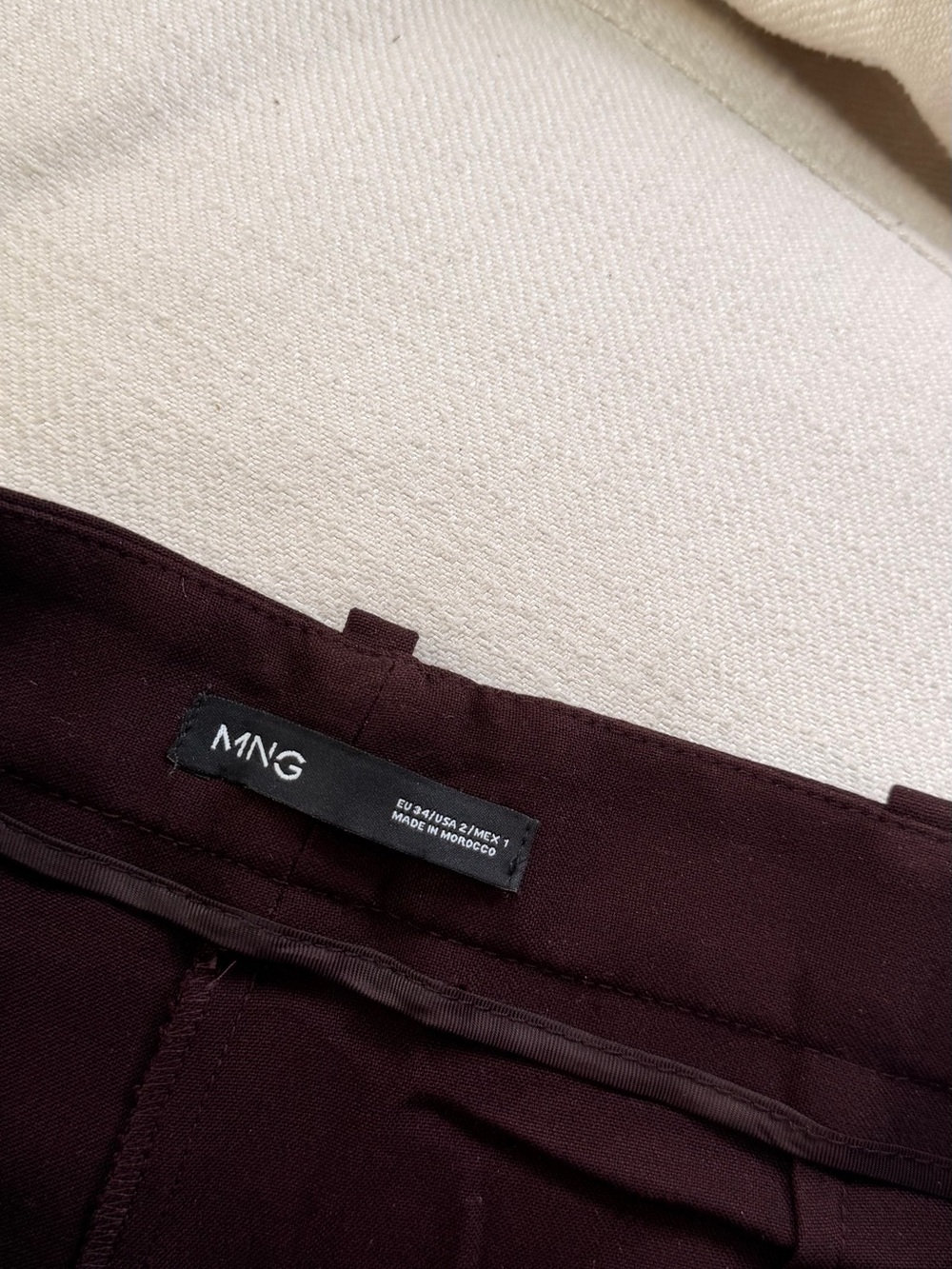 Mango Straight Fit Suit Pant - Picture 4 of 4